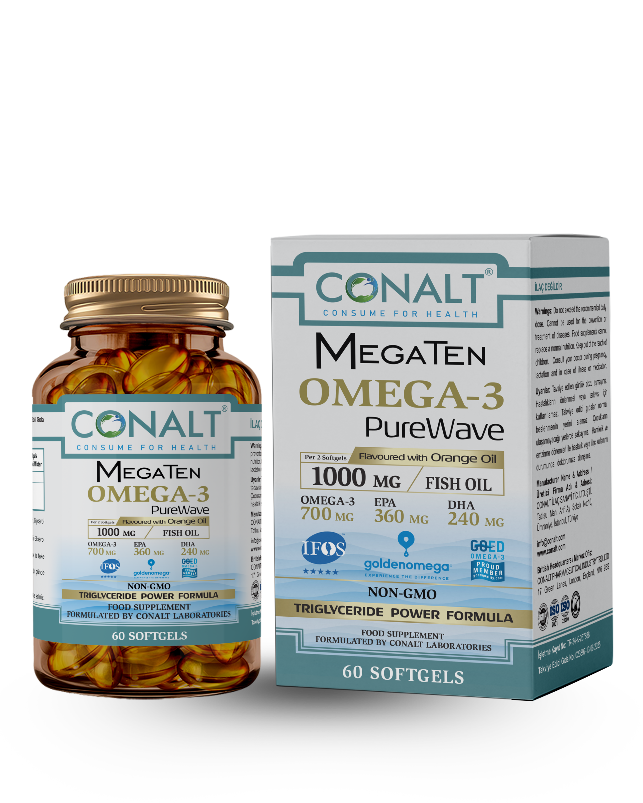 CONALT MegaTen Omega-3 PureWave CONALT® MegaTen Omega-3 PureWave - Görsel 1